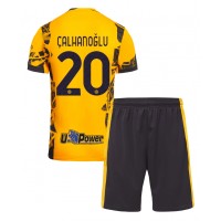 Camisa de Futebol Inter Milan Hakan Calhanoglu #20 Equipamento Alternativo Infantil 2024-25 Manga Curta (+ Calças curtas)